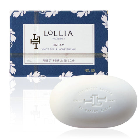 LOLLIA DREAM NO. 25 WHITE TEA & HONEYSUCKLE PERFUMED SOAP