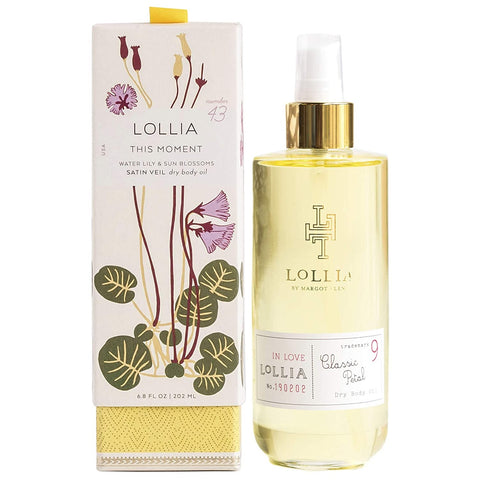 LOLLIA THIS MOMENT NO. 43 WATER LILY & SUN BLOSSOMS DRY BODY OIL