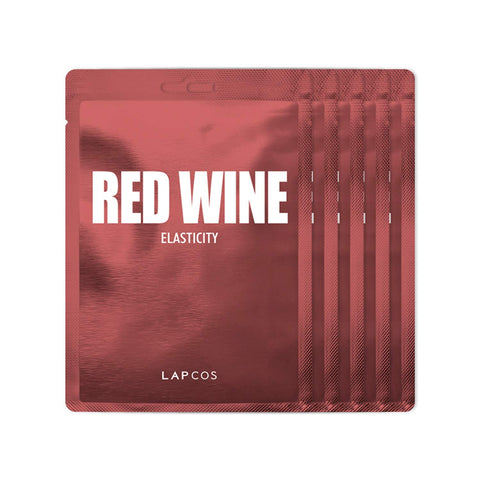 LAPCOS DAILY SKEEN MASK 5 PACK - RED WINE