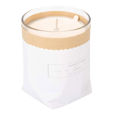 MAGNOLIA HOME CRAFT-TEXTURE CANDLE - BLOOM