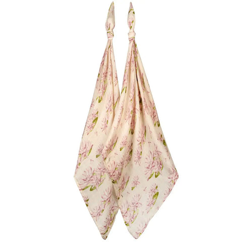 MILKBARN BAMBOO BURP CLOTH WATER LILY SET