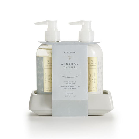 ILLUME COLLECTIV HAND WASH & LOTION SET - MINERAL THYME