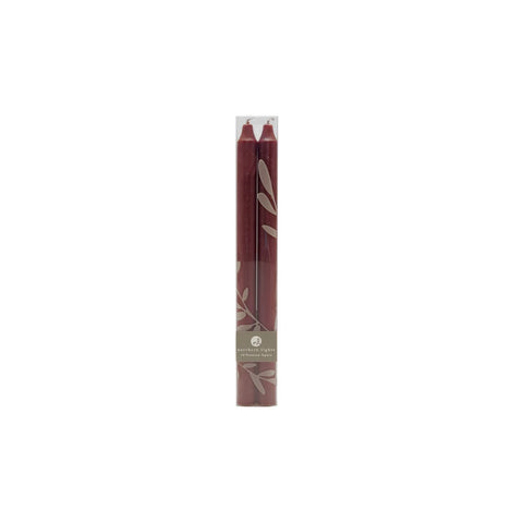 NORTHERN LIGHTS TAPERS 2PK - BORDEAUX