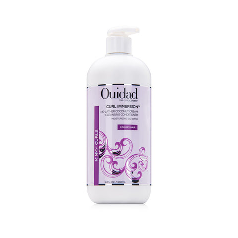 OUIDAD Curl Immersion No-Lather Coconut Cream Cleansing Conditioner