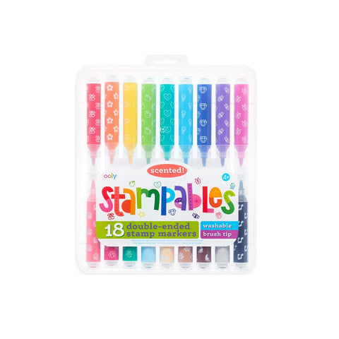 OOLY STAMPABLES SCENTED MARKERS SET
