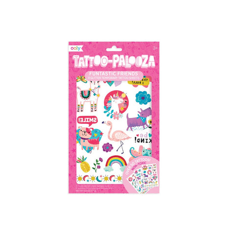 OOLY TATTOO PALOOZA TEMPORARY TATTOOS - FUNTASTIC FRIENDS