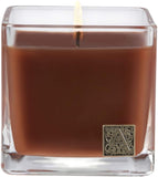 AROMATIQUE PUMPKIN SPICE GLASS CUBE CANDLE