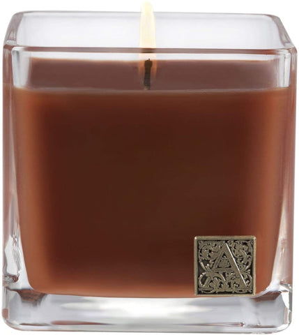 AROMATIQUE PUMPKIN SPICE GLASS CUBE CANDLE
