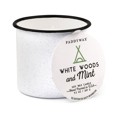PADDYWAX ALPINE CANDLE - WHITE WOODS MINT