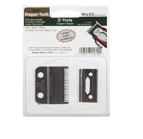 WAHL Professional Stagger-Tooth 2-Hole Clipper Blade