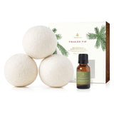 THYMES WOOL DRYER BALLS SET AND FRASIER FIR LAUNDRY FRAGRANCE OIL