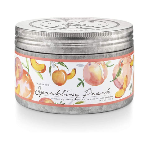 TRIED & TRUE LARGE TIN CANDLE - SPARKLING PEACH