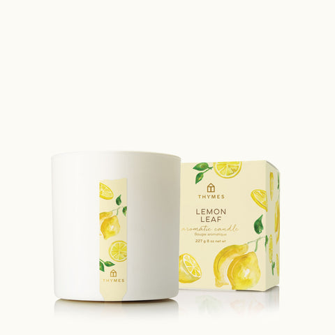 THYMES LEMON LEAF POURED CANDLE