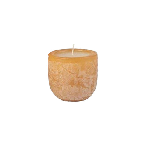 VANCE KITIRA TIMBER GOBLET CANDLE  4.25''