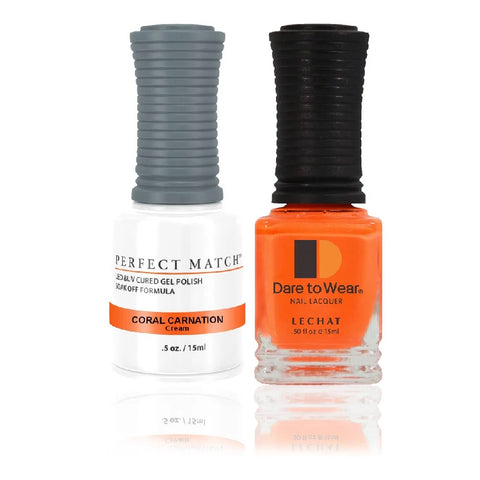 LECHAT Perfect Match CORAL CARNATION Gel Polish & Nail Lacquer