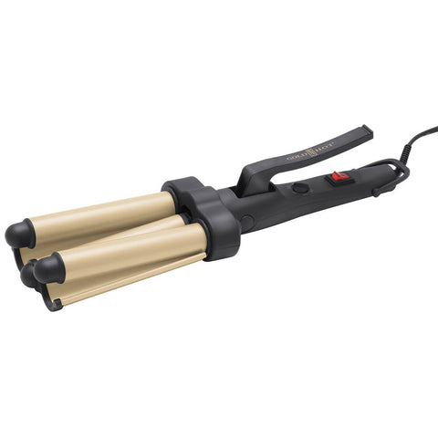 GOLD N HOT GH3011 JUMBO CERAMIC TRIPLE BARREL WAVER